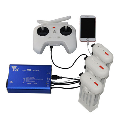 

Tailored New 5 in 1 Parallel Power Hub Intelligent Battery Charger For XIAOMI MI Drone