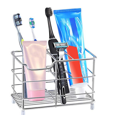 

〖Follure〗Stainless Steel Bathroom Toothbrush Holder Toothpaste Holder Stand Vertical