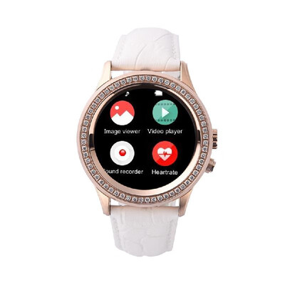 

Original No1 D2 Bluetooth Women Diamond Bracelet Wrist Smart Watch Camera Heart Rate Monitor Anti-lost Call Reminding Answer Call