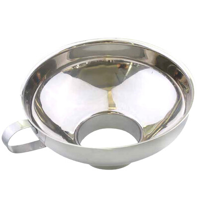 

Stainless Steel Wide Mouth Canning Jar Funnel Cup Filter Kitchen Tools Two Size