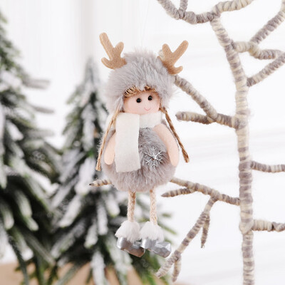 

Gobestart Christmas Plush Angel Charm Child Cute Doll Gift Christmas Tree Pendant