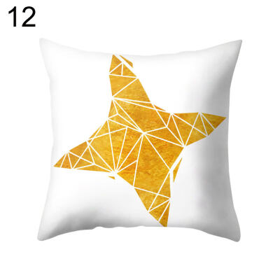 

Heart Triangle Geometric Pattern Pillow Case Cushion Cover Sofa Car Cafe Decor