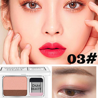 

Two Color Gradient Eye Shadow Palette Glitter Eyeshadow Makeup Waterproof Professional Shimmer Glitter Nude Eye shadow cosmetic