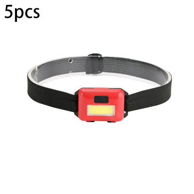 

White COB Strong Head Light LED Outdoor Lighting 3AAA COB Mini Headlamps Gadget