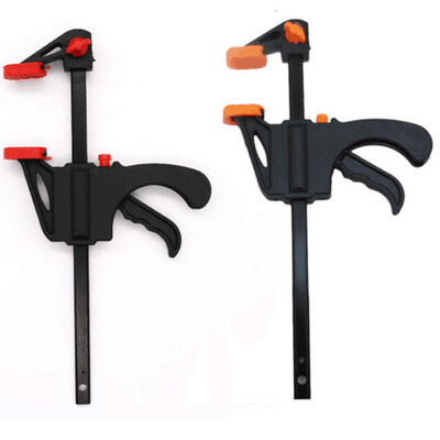 

Gobestart 4 Inch Wood Working Bar F Clamp Grip Ratchet Release Squeeze DIY Hand