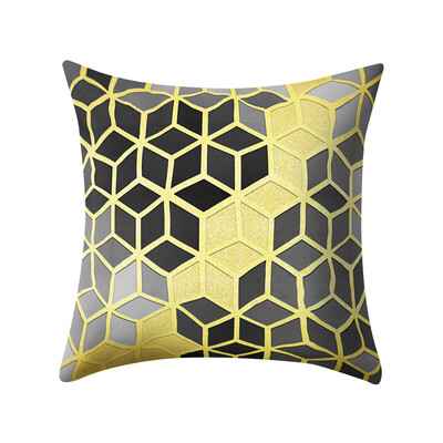 

Siaonvr Rose Black Gold Cushion Cover Square Pillowcase Home Decoratio