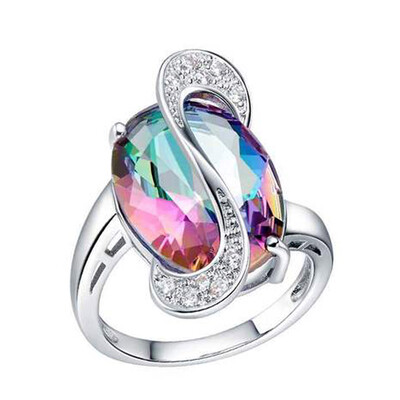 

Colorful Ring Rhinestone Ring Magic Women Luxury Gift New
