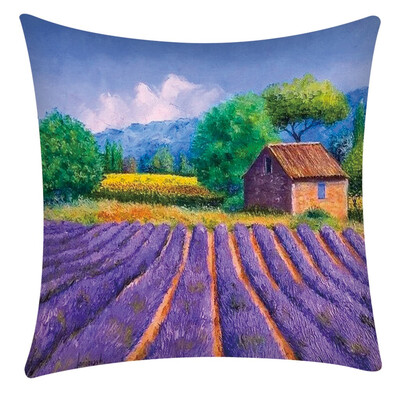

〖Follure〗Pillow Case Polyester Fiber Cushion Sofa Car Cushion Cover Home Decoration