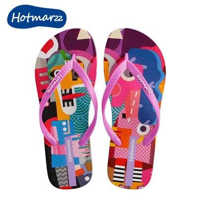 

hotmarzz non-slip printed flip-flops women flip-flops beach shoes