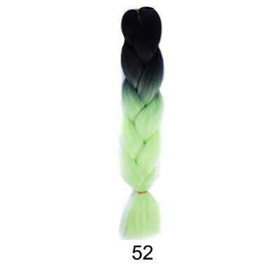 

Gobestart 1PC New Fashion Womens Gradient Long Braid Wavy Party Wigs