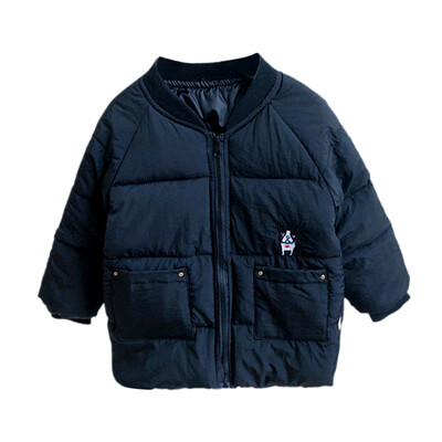 

Winter Baby Clothes Children Kids Warm Coat Baby Boy Girl Cartoon Print Long Sleeve Outerwear Clothes