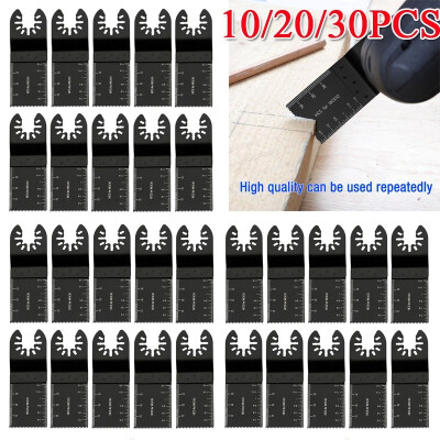 

302010Pcs High Carbon Steel Bi-metal Straight Oscillating Multi Tool Saw Blades Kit