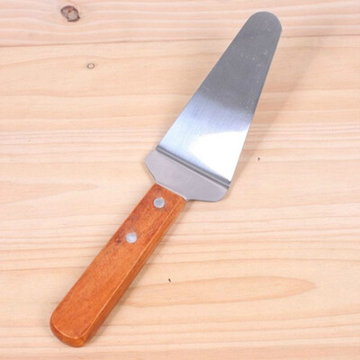 

Steak Pizza Spade Wooden Handle Cake Shovel Bread Spatula Stainless Steel Kitchen Baking Tools