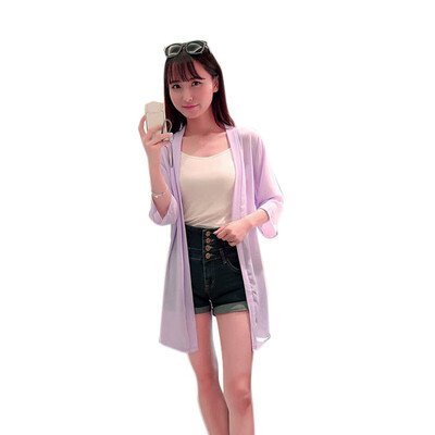 

Boho Beach Shirts Women Thin Summer Blouses Kimono Cardigan Shirt Plus Size BLouse Sunscreen Lady Clothing Blusas