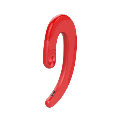 

BT Wireless Headphones with Microphone Bone Conduction Ear-hook Painless Hanging Headset Stereo Music Hands-free Calls Noise Cance