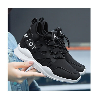 

2018 new white shoes womens increased high wild Korean breathable womens shoes autumn platform sports shoes