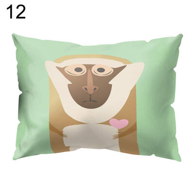 

Cute Bear Elephant Throw Pillow Protector Case Cushion Cover Bedding Articles