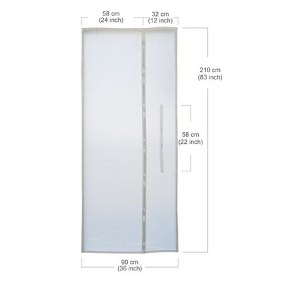 

Waterproof Air Lock Seal Suitable for Door Window Portable Air Conditioning Lock for Home Office Air Soft Cloth Sealing Baffle