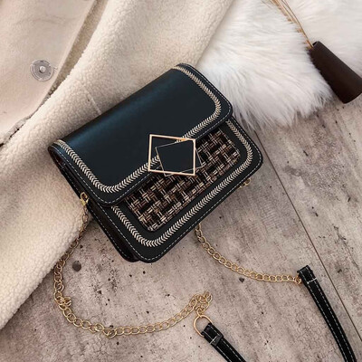 

Tailored Women 2019 New Fashion Shoulder Bag Casual Messenger Bag Chain Small Square Bag
