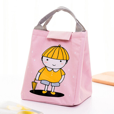 

New Waterproof Portable Insulation Bag Cartoon Picnic Lunch Thermal Storag