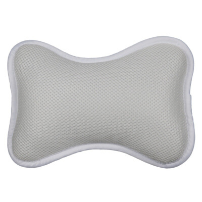 

3D Mesh Spa Non-Slip Cushioned Bath Tub Spa Pillow Bathtub Head Rest Pillow With Suction Cups For Neck And Back Bathroom Supply