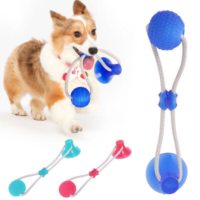 

Pet Molar Bite Toy With Floor Suction Cup Dog Fun Multifunction Teeth Chewing