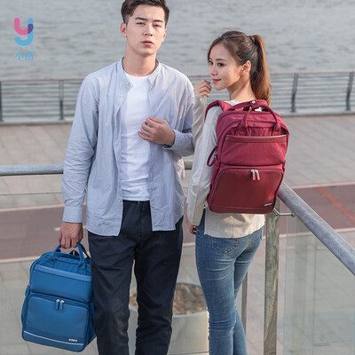 

Xiao Yang YANG Mummy bag shoulder bag multi-function large capacity maternal&child package can be carried out out of the mother bag back milk package Jingdong self-operated Y5990 blue gray