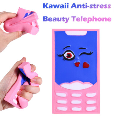 

YIWULAHot Soft Beauty Telephone Slow Rising Squeeze Relieve Stress Toy