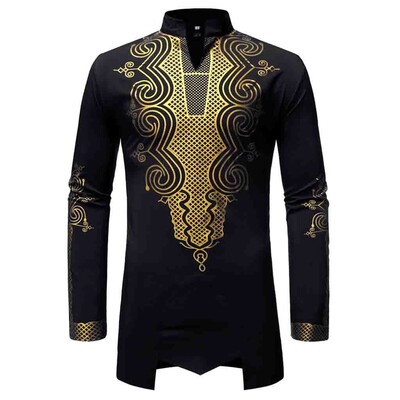 

Tailored Fashion Mens Slim Fit Printed Muscle Tee T-shirt Casual Medium length shirt