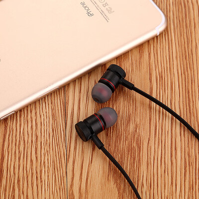 

Wireless Metal Bluetooth Headphones Sports Universal In-Ear New Stereo Bluetooth Headphones Magnetic Subwoofer
