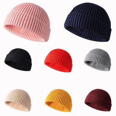 

NEW Unisex Men Women Beanie Hat Warm Ribbed Winter Turn Ski Fisherman Docker Hat