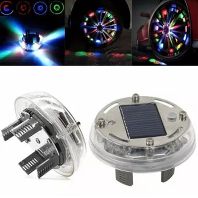 

Car Auto Wheel Light Solar LED Flash Tire Valve Cap Lamp Bulb Waterproof Parts