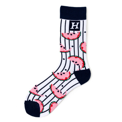 

Women Men Socks Funny Cute Cartoon Fruits Food Happy Japanese Harajuku Skateboard Sock Hip Hop Socks