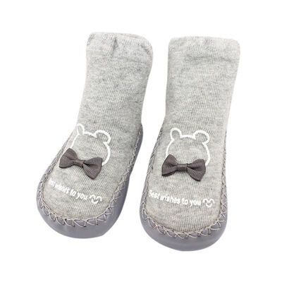 

Newborn Spring Autumn Winter Baby Funny Socks Anti Slip Baby Boy Socks With Rubber Soles Baby Girl Cute Socks 6 colors