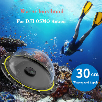 

Siaonvr 30 Meters Diving Port Lens Waterproof Camera Housing Case For DJI Osmo Action