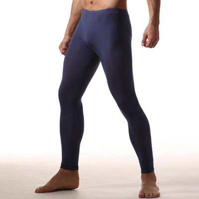 

Mens Long Johns Thermal Underwear Warm Bottom Pants Winter Pajamas Homewear