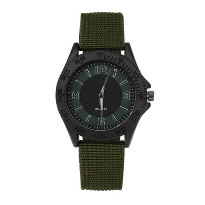

〖Follure〗New Men Watch Retro Design Nylon Band Analog Alloy Quartz Wrist Watch