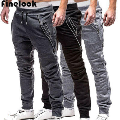 

Mens Sport Pants Long Trousers Tracksuit Fitness Workout Joggers Gym Sweatpants