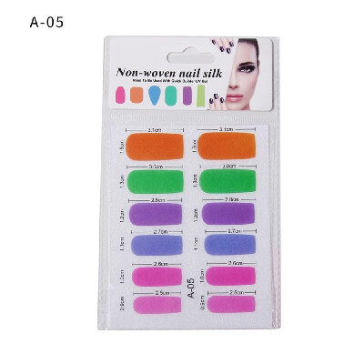 

Non-woven Silks for Nail Extension Nail Builder Gel Nail Art Forms for Acrylic Gel Extension Building Fiberglass Nails French Mani