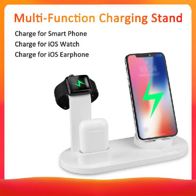 

3 in 1 Chargings Dock Holder Bracket Wire-less Chargers Multi-function Wirelessy Chargings for Smart Phone Chargings Stand Dock St