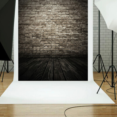 

Gobestart Vinyl Wood Wall Floor Photography Studio Prop Backdrop Background 3x5FT A