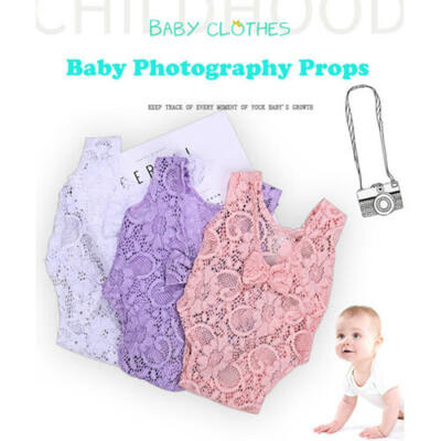

Newborn Baby Girls Boys Knit Crochet Romper Hat Photo Photography Props Outfit