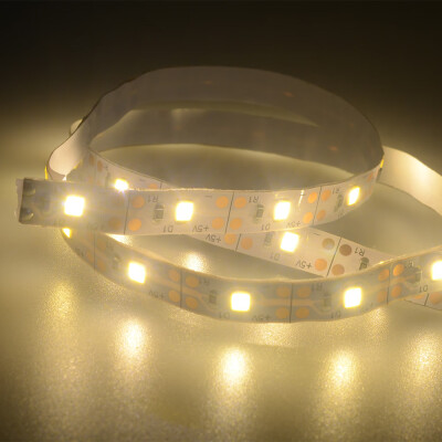 

Gobestart 5V 2835 60SMD100CM WhiteWarm whiteBlue LED Strip Light Bar TV Back Lighting