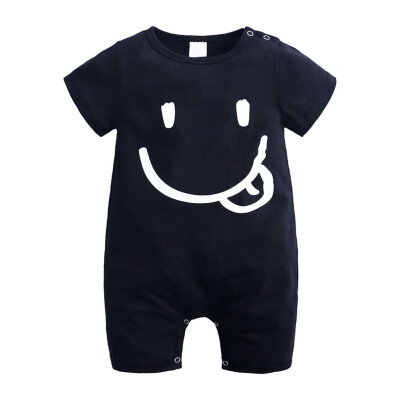 

Summer Baby Boys Casual Fashion Jumpsuits Cartoon Printing Rompers Kids Toddler Bodysuits 1-3 Years