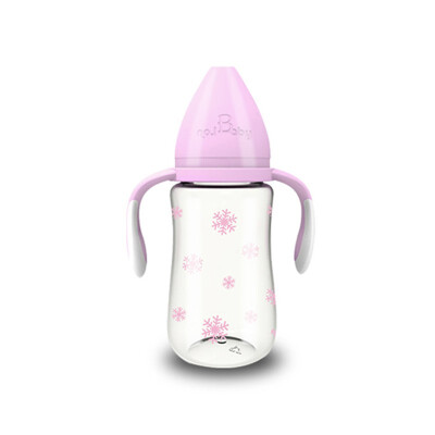 

​240Ml Wholesale Induction Temperature Color Change Function BPA Free Snowflake PPSU Water Milk Feeding Baby Bottle