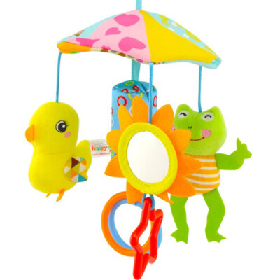 

HappyMonkey Cartoon Crib Hanging Toy Rotating Musical Plush Stroller Pendant Kids Room Ornaments