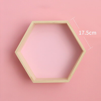 

Creative Modern Shelf Home Decor Children Room Hexagon Wall-mounted Home&Living