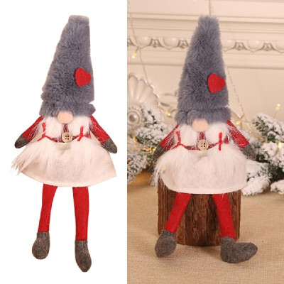 

Christmas Decoration Doll Couple Forest Man Sitting Pose Doll Christmas Tree Party Decoration