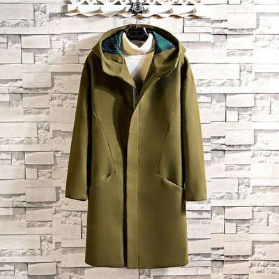 

Toponeto Mens Autumn Winter Casual Coat Long Sleeved Large Size Lengthened Jacket