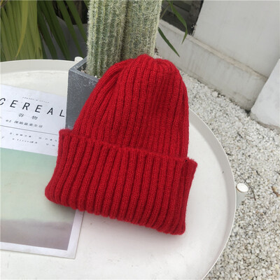 

Hat lady Korean version of wool hat autumn&winter horse hair hat outdoor warm knitted cover student hat wholesale
